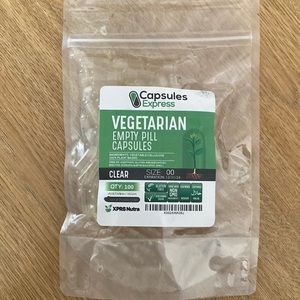 Size 00 empty pill capsules